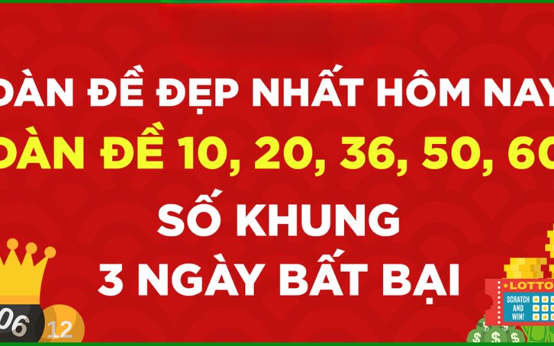 Soi cầu dàn đề 36 số khung 3 ngày